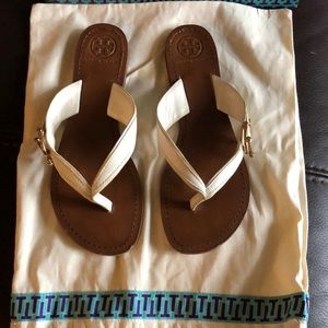 Tori Burch white Sandals